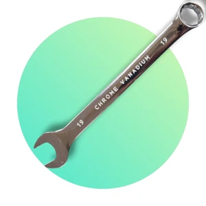 Tyzacktools 19mm Combination Spanner Polished Chrome Vanadium - LS19 - Picture 1 of 3