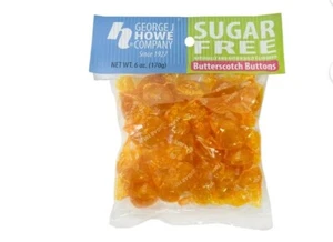 3 bolsas de 6 oz botones de caramelo sin azúcar - caramelos envueltos individualmente  - Imagen 1 de 1