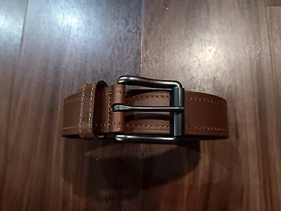 Dickies Mens Size 32/80 Brown Leather Casual Belt Prong Unisex  - Image 1 of 4