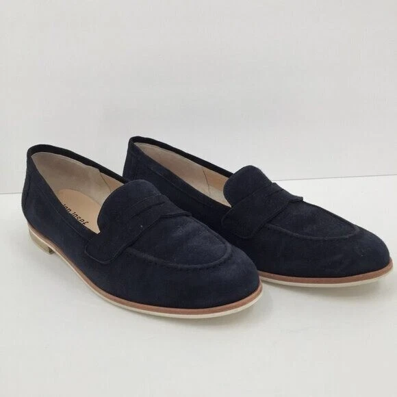 Jon Josef Azul Marino Gamuza Mocasín Slip-on Zapato España Plano Preppy Mujer 9 Foto 1 de 4