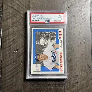 Duke Snider 2016 Topps #22 Throwback Thursday  PSA 9 - Picture 1 of 3