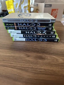 Halo OG Xbox, Xbox 360 Bundle Lot, Halo 2, Halo 4, Halo 3 And More - Picture 1 of 6