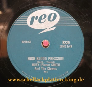 Huey (Piano) Smith And Clowns 78 RPM / High Blood Pressure (KA23_2022) - Picture 1 of 3