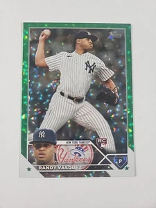 2023 Topps Update Series Randy Vasquez Green Ice /499 Yankees - Picture 1 of 3