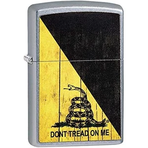 Zippo Dont Tread On Me Gadsden Flag Calle Cromado A prueba de viento Regalo perfecto 29842 - Imagen 1 de 6