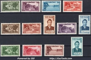 VIETNAM SERIE PAYSAGES ET EMPEREUR N° 1/13 NEUF ** SANS CHARNIERE - Picture 1 of 2