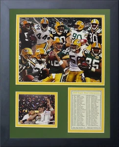 2010 Green Bay Packers Championship Framed Photo Collage, 11X14-Inch, (11474U) - Picture 1 of 1
