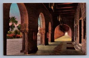 Postkarte Vintage California Stanford University Arcade am Eingang Memorial Church - Bild 1 von 2
