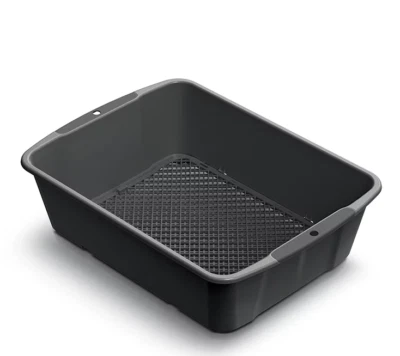 Gartensieb Siebwanne PP-5950 Siebkorb Schüttelsieb Erdsieb 394 x 294 x 108 mm - Bild 1 von 3