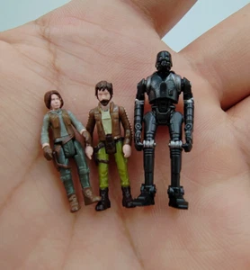 Minifiguras 3 piezas STAR WARS Micro Galaxy Squadron JYN ERSO/CASSIAN ADNOR/K-2SO - Imagen 1 de 2