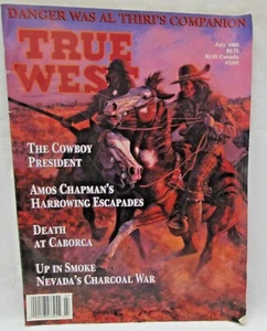 True West Magazine July 1993 Amos Chapmans Harrowing Escapades Nevada War - Picture 1 of 3