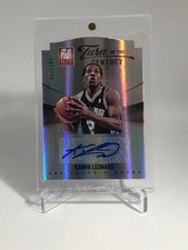 Kawhi Leonard 2012-13 Elite Turn of the Century Die Cut RC AUTO #D 012/199