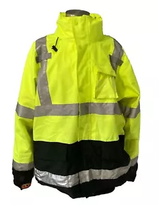 Tingley Emergency Response Jacket W/ Fleece Liner Colorblock Hi-Vis Size Large - Picture 1 of 19