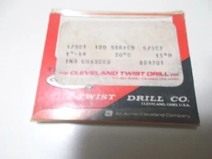 CLEVELAND TWIST DRILL 100 SERIES 1" - 14 INS CHASERS 864701  5 PIECES - Imagen 1 de 2
