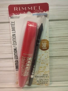 Rimmel Extreme Black Volume On Demand Mascara mit schwarzem wasserfestem Eyeliner - Bild 1 von 3