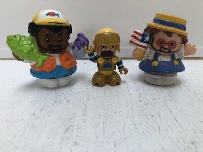 Fisher Price Trio Kings Castle Gatehouse Knight,little People-Maggie, Fisherman — 第 1/4 张图片