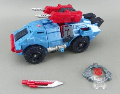 Transformers RID Cybertron 2005 Deluxe CYBERTRON DEFENSE HOT SHOT Complete NrMnt - Image 1 of 4