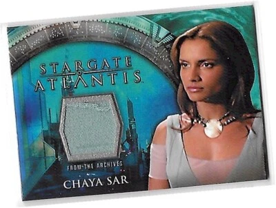 Stargate Atlantis Season 1 - "Chaya Sar" Costume Card - 2005 - Image 1 of 3
