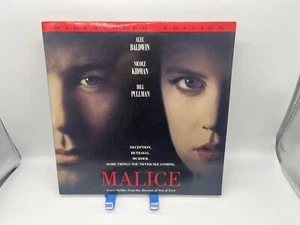 "Malice" Widescreen Laserdisc LD - Alec Baldwin - Picture 1 of 3