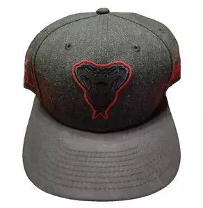 New Era 9FIFTY Arizona Diamondbacks Gray Black Snake Embroidery Snapback Cap - Picture 1 of 12