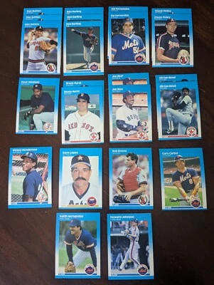 Lote de 23 tarjetas 1987 Fleer tarjetas de béisbol Dave Winfield Rickey Henderson Jim Rice + Foto 1 de 4