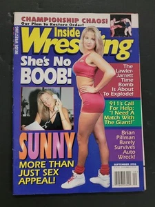 INSIDE WRESTLING MAGAZINE SEPTEMBER 1996 SUNNY WWF ECW 1990 M453 - Foto 1 di 1