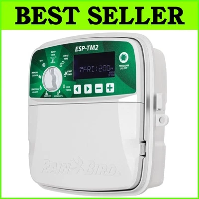 Компактный контроллер орошения 120 В с байпасным датчиком дождя и удобным ЖК-дисплеем - Изображение 1 из 4