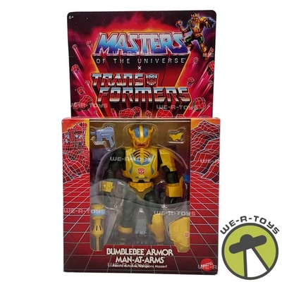 Figura de acción Mattel Masters of the Universe Bumblebee Armour Man-At-Arms He-Man Foto 1 de 4