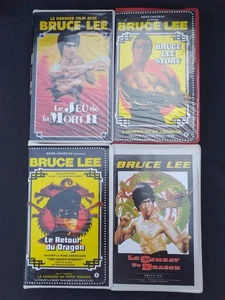 Lot de 4 VHS Bruce Lee Le Retour du Dragon etc.. - Foto 1 di 5