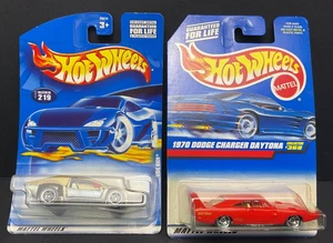 Lot of 2 Hot Wheels #219 Side Kick & #368 1970 Dodge Charger Daytona A21 - Picture 1 of 12