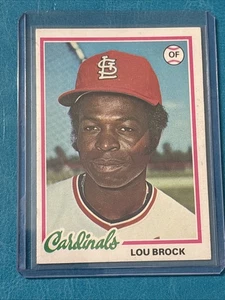 1978 Topps #170 Lou Brock - Picture 1 of 2