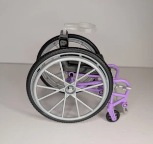 Barbie Doll Purple Wheelchair Purple Fashionistas 2018 Mattel GGL22 - Picture 1 of 7