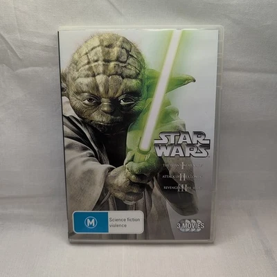 Star Wars Prequel Trilogy - DVD Set - Episode 1 & 2 & 3 - Region 4 - 3 Discs - image 1 of 4