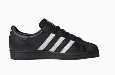 [JI2026] Adidas Originals Mens Superstar 82 Core Black White Sneakers *NEW* - Image 1 of 4