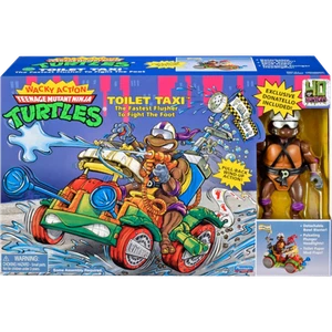 Playmates Teenage Mutant Ninja Turtles Toilet Taxi Classic Action Figure TMNT - Picture 1 of 7