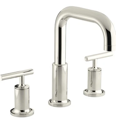 Enchimento de banheira romana montado no deck purista KOHLER K-T14428-4-SN - Caixa aberta - Imagem 1 de 4