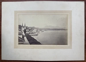 Suisse. Lucerne. Luzern. Adolphe Braun n° 206 circa 1870. - Picture 1 of 3