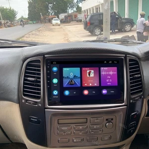 Car Radio For Toyota Land Cruiser Lexus LX470 02-07 Carplay Android WIFI Sat Nav - Picture 1 of 24