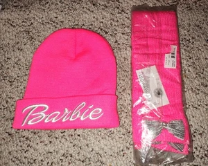 Barbie Invierno Gorro Gorro y Calentadores de Piernas Set para Niña Juvenil. OSFM. Nuevo.  - Imagen 1 de 6