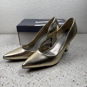 Worthington Lucien Damen-Heels goldfarben 9,5 M neu im Karton Urlaub elegant schick Hochzeit - Bild 1 von 11