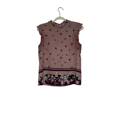 Blusa Elle Rosa Floral y Lunares Talla Pequeña  Foto 1 de 4