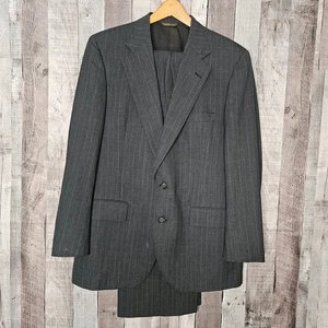 Johnny Carson Taylored Hamricks anni 70 vintage lana suite giacca pantaloni uomo 42 - Foto 1 di 16