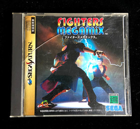 Fighters Megamix  Sega Saturn NTSC-J CIB Game w/OBI & Manual