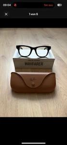 Ray-Ban Meta Wayfarer RW4006, Matte Black, Transitions Graphite Green, Neuwertig - Bild 1 von 3