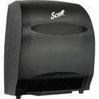 Scott 48860 Essential Electronic Hard Roll Towel Dispenser, Black, Purple Core,
