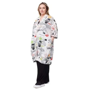 Giacca CNG Jersey Indoor 50 52 (3XL) bianca con stampa cartoni animati - Foto 1 di 2