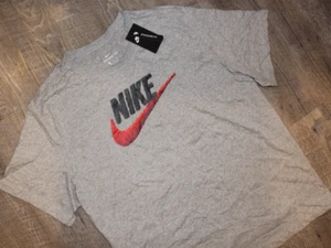 NWT Men's NIKE Big & Tall Swoosh T-Shirt Gray - Picture 1 of 3