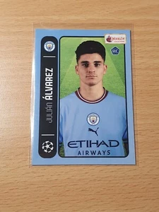 2022-23 Topps Merlin Heritage 98 UEFA Julian Alvarez #058 Manchester City RC (2) - Imagen 1 de 2