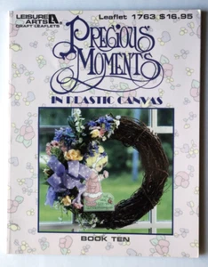 Precious Moments in Plastic Canvas Pattern Book 10 Leisure Arts '97 Leaflet 1763 - Picture 1 of 7