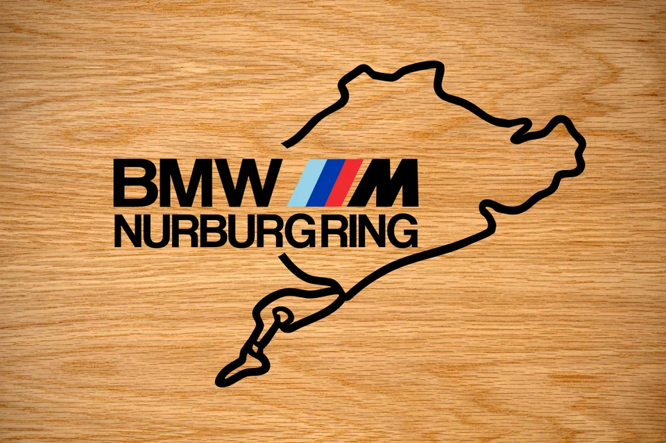 Sticker Vinilo Decal Vinyl Nurburgring BMW Motorsport Circuit Moto gp Formula 1